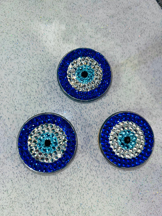 Circle Phone Grip: Blue Evil Eye